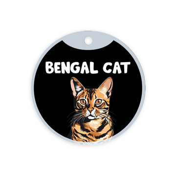 Customized Cat Id Tags - Bengal